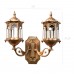 FixtureDisplays® Outdoor Exterior Lantern Lamp Wall Lighting Fixture 15859-2